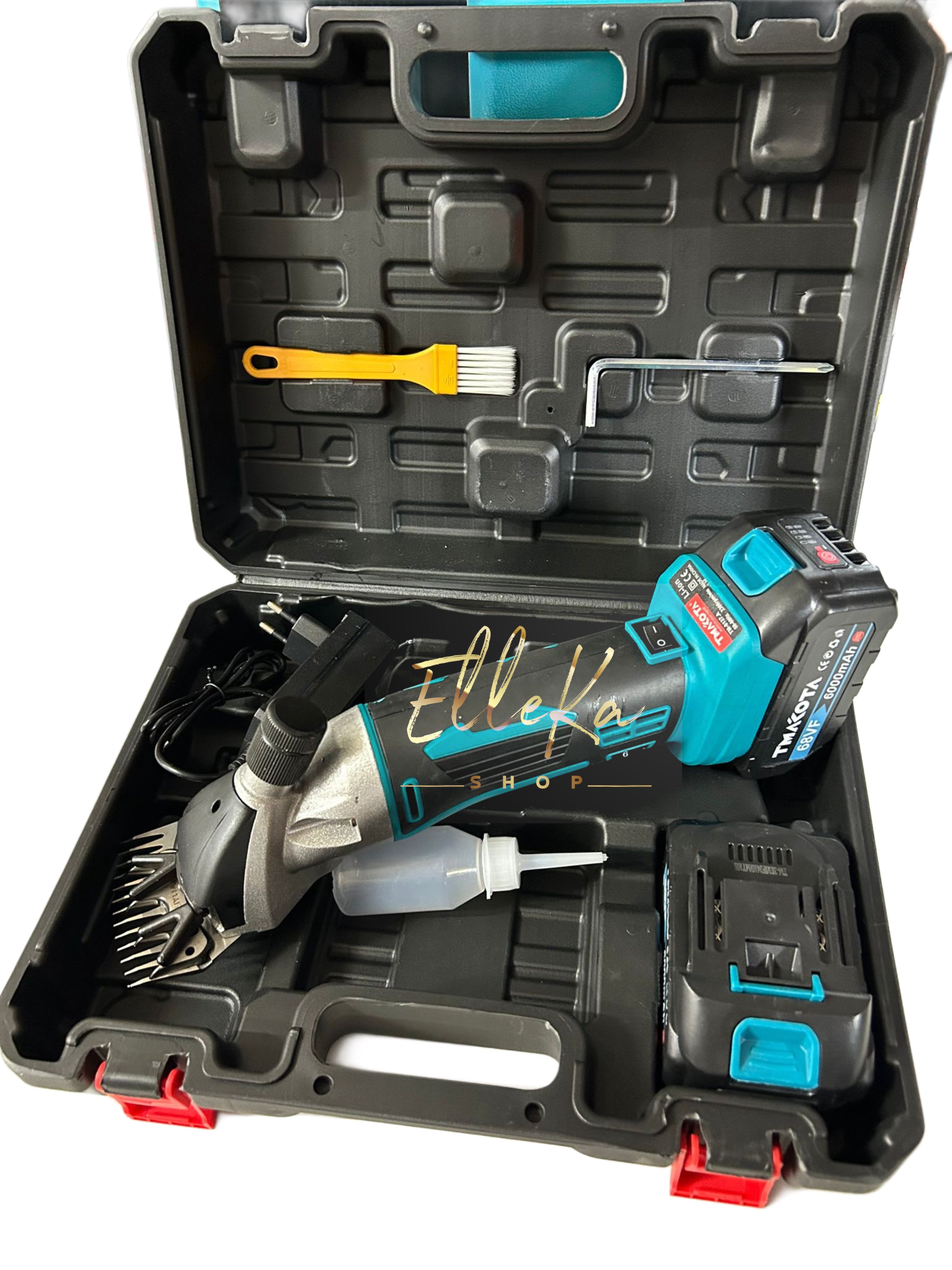 TOSAPECORA TOSATRICE DOPPIA BATTERIA 68v 6ah PER PECORE 800-1500w