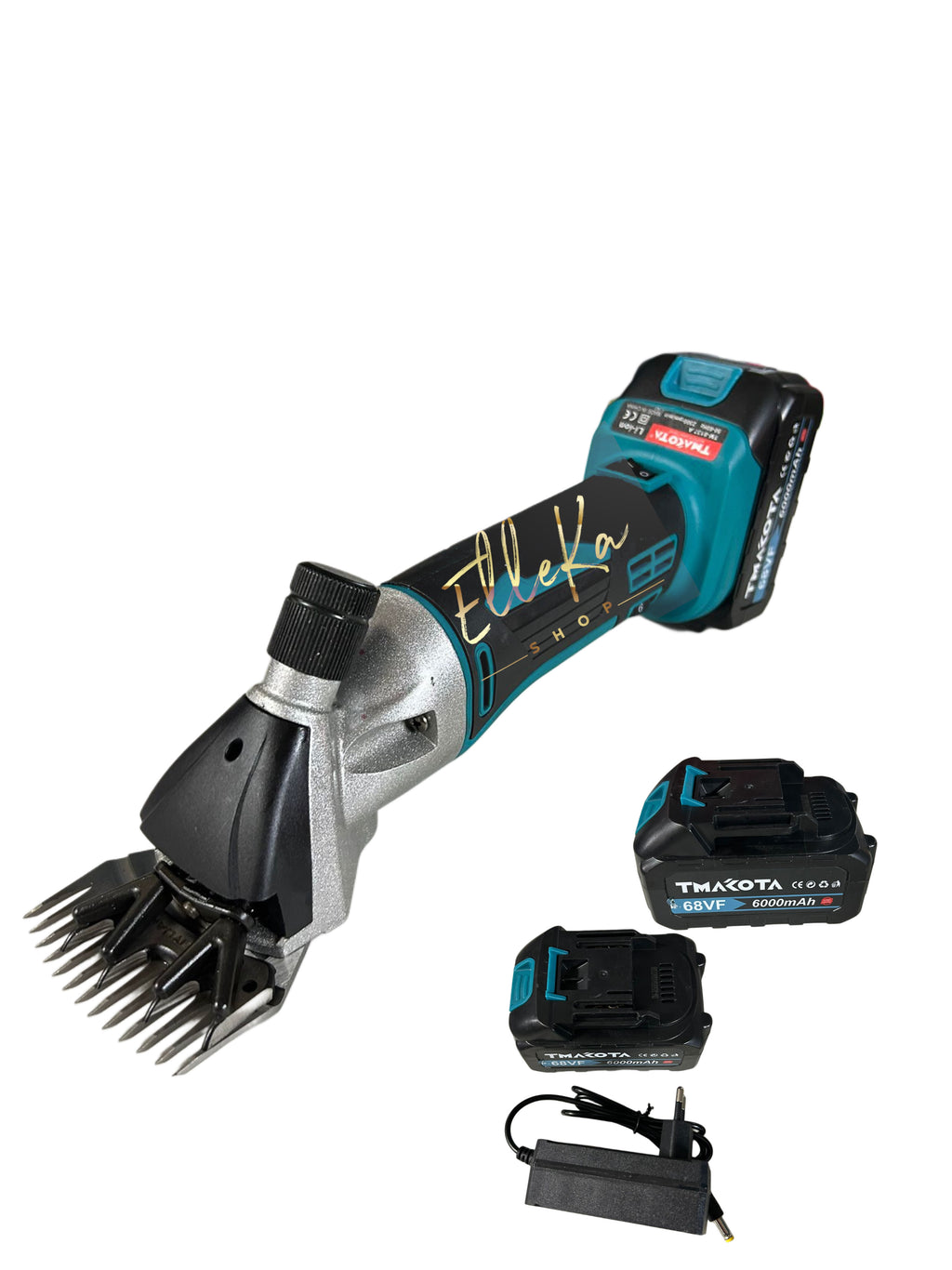 TOSAPECORA TOSATRICE DOPPIA BATTERIA 68v 6ah PER PECORE 800-1500w