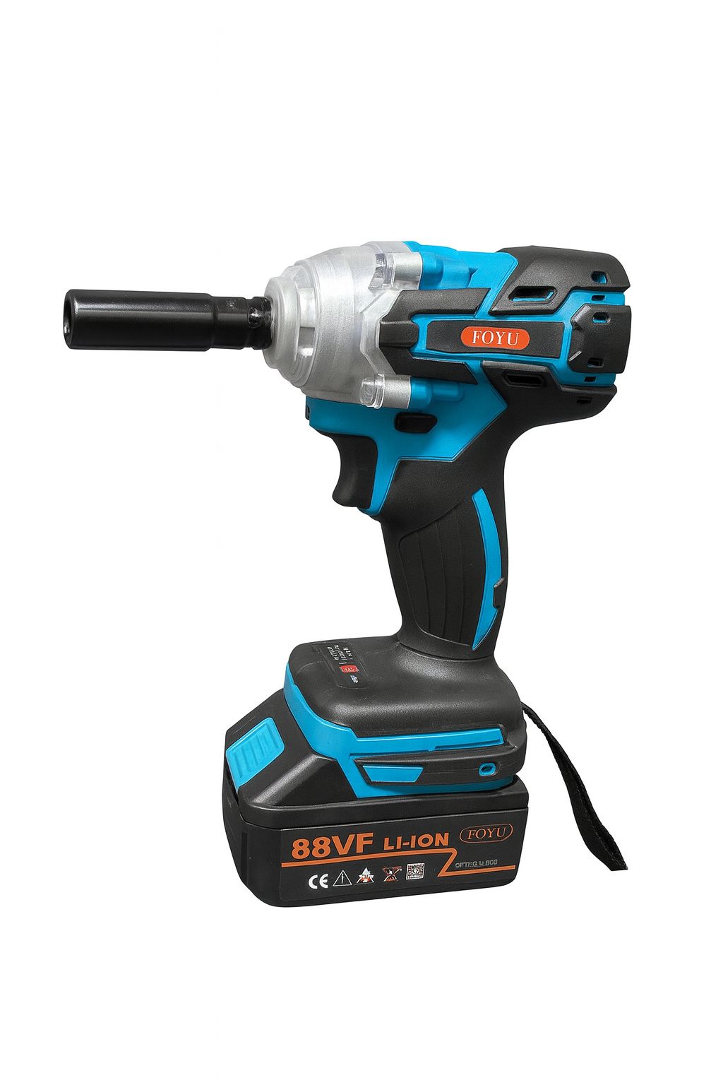 Avvitatore ad Impulsi 1280N.m + 2 Batterie 88V 8000mAh + Valigetta e Accessori | Kit Bussole & Punte | Ideale per Ruote Auto/Moto