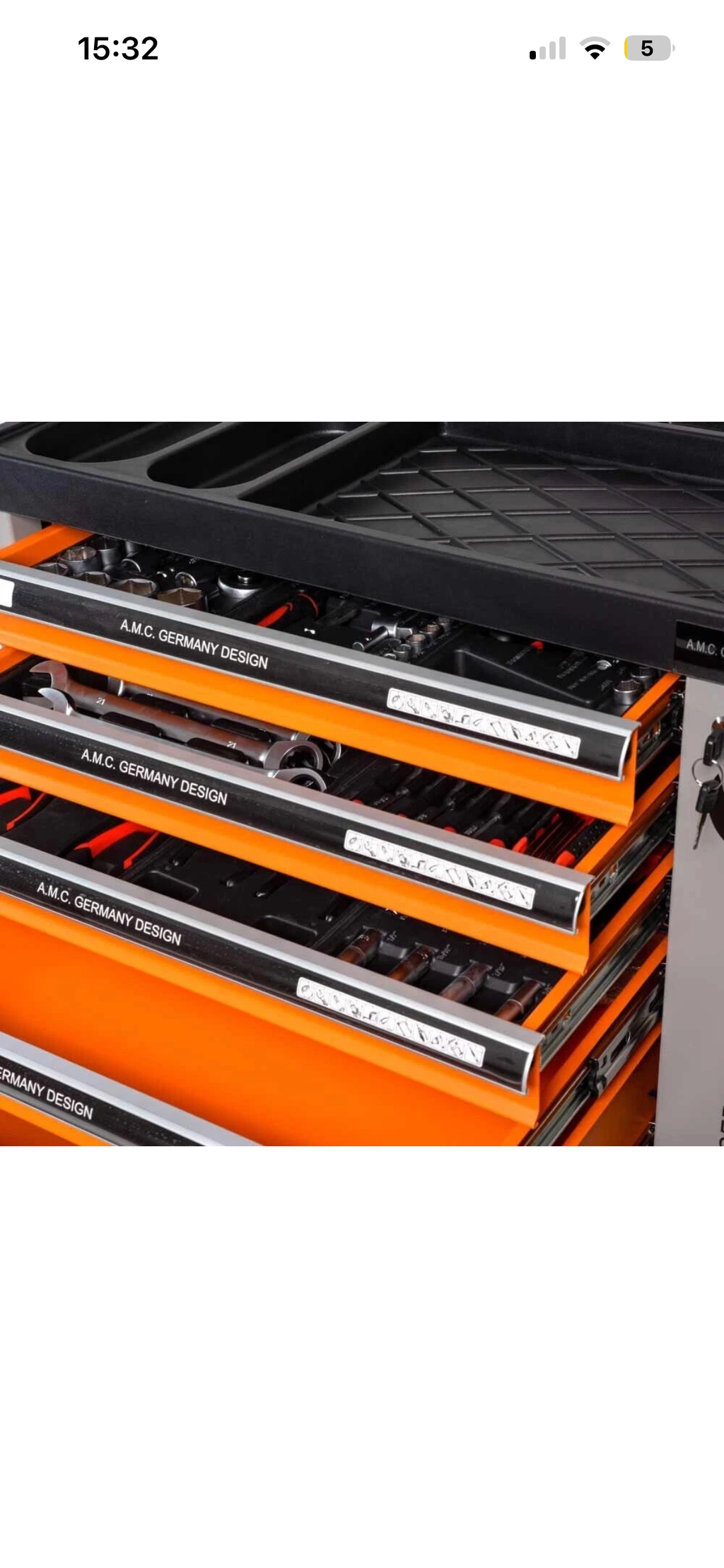 Carrello porta attrezzi con ruote completo di utensili 6 cassetti 100 pezzi