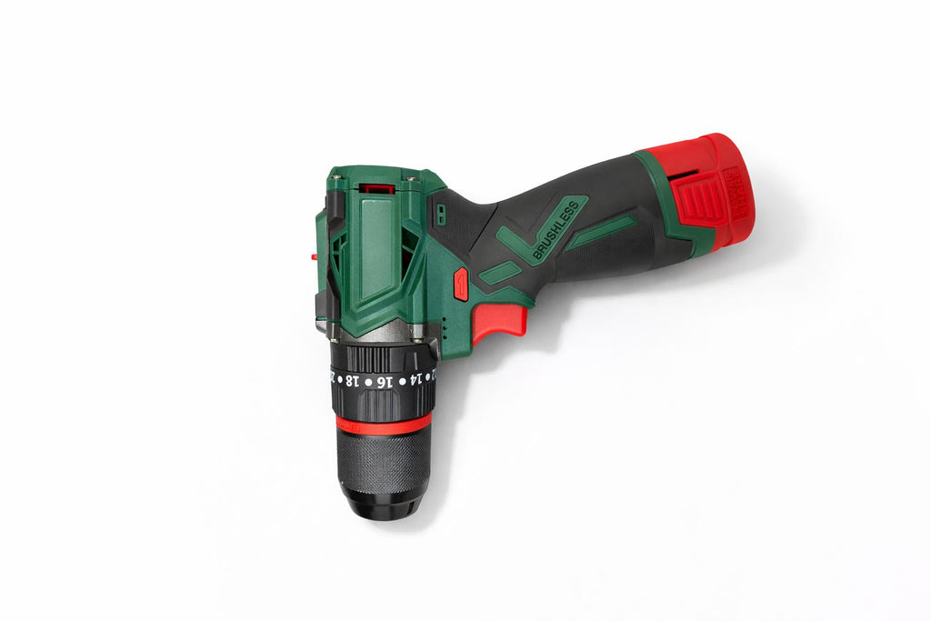 Trapano Avvitatore a Batteria Brushless 48V con Valigetta – 2 Batterie 5000mAh, Coppia Regolabile, Accessori Inclusi