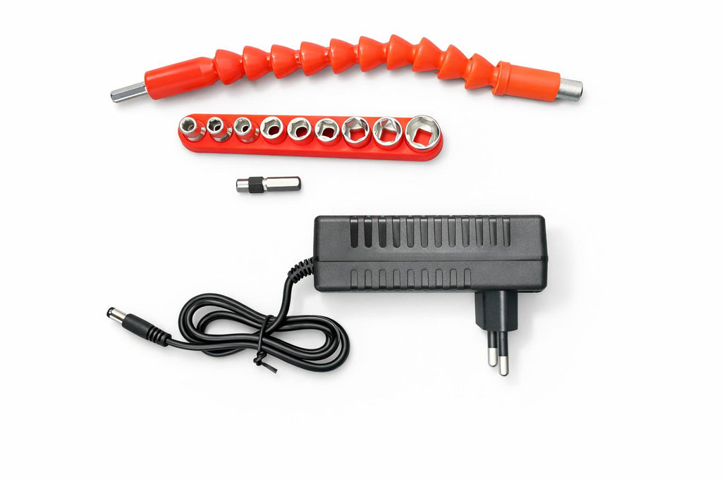 Trapano Avvitatore a Batteria Brushless 48V con Valigetta – 2 Batterie 5000mAh, Coppia Regolabile, Accessori Inclusi