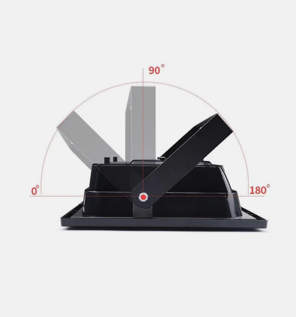Faro Led 1200W Solare Crepuscolare IP67 Fotovoltaico