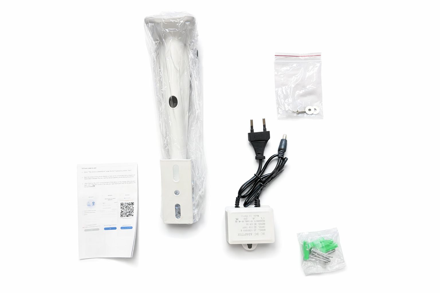 Telecamera di Videosorveglianza Wi-Fi 4 Lenti con App – Visione 360° e Rilevamento Movimento