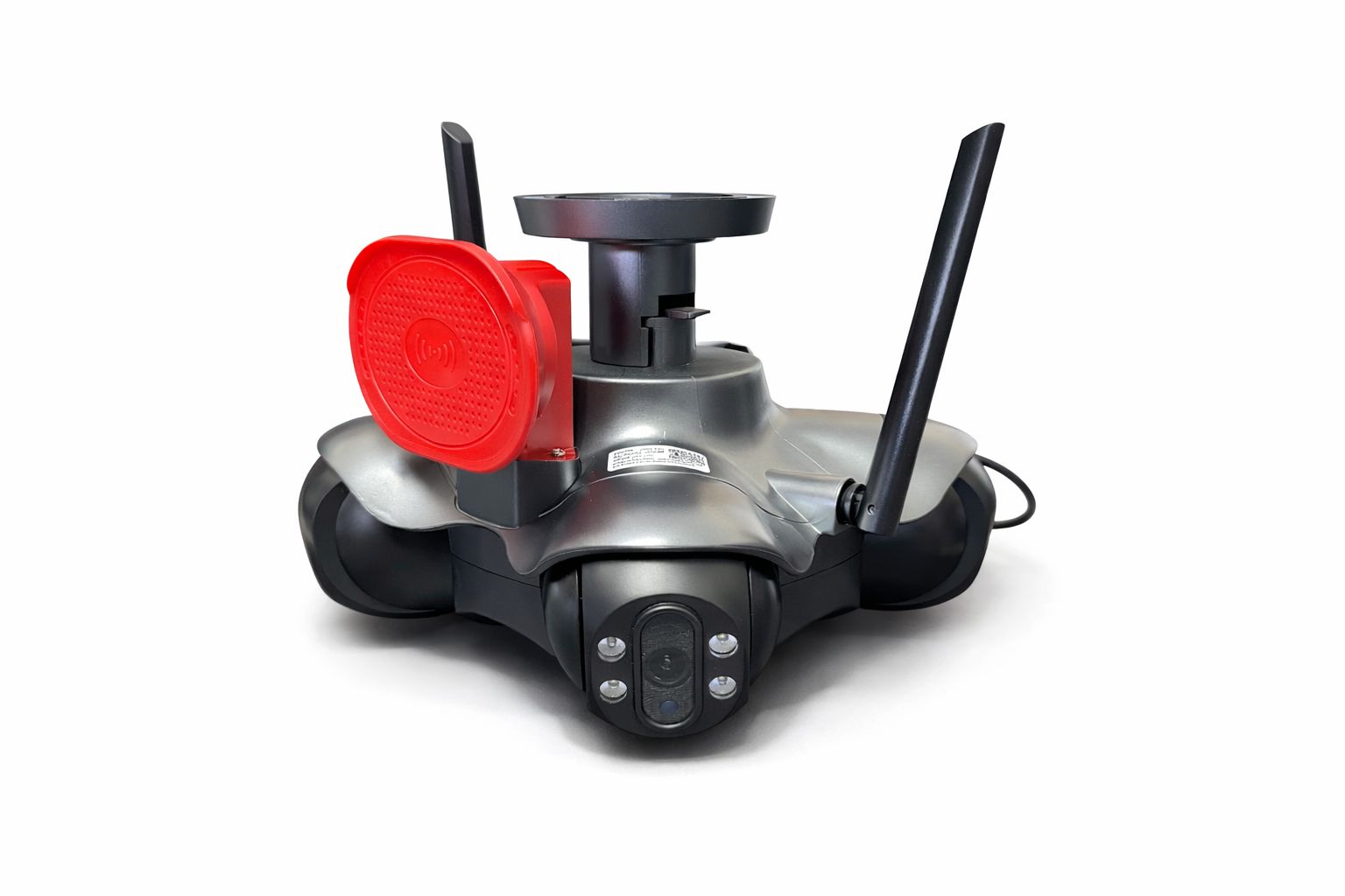 Telecamera di Videosorveglianza Wi-Fi 4 Lenti con App – Visione 360° e Rilevamento Movimento