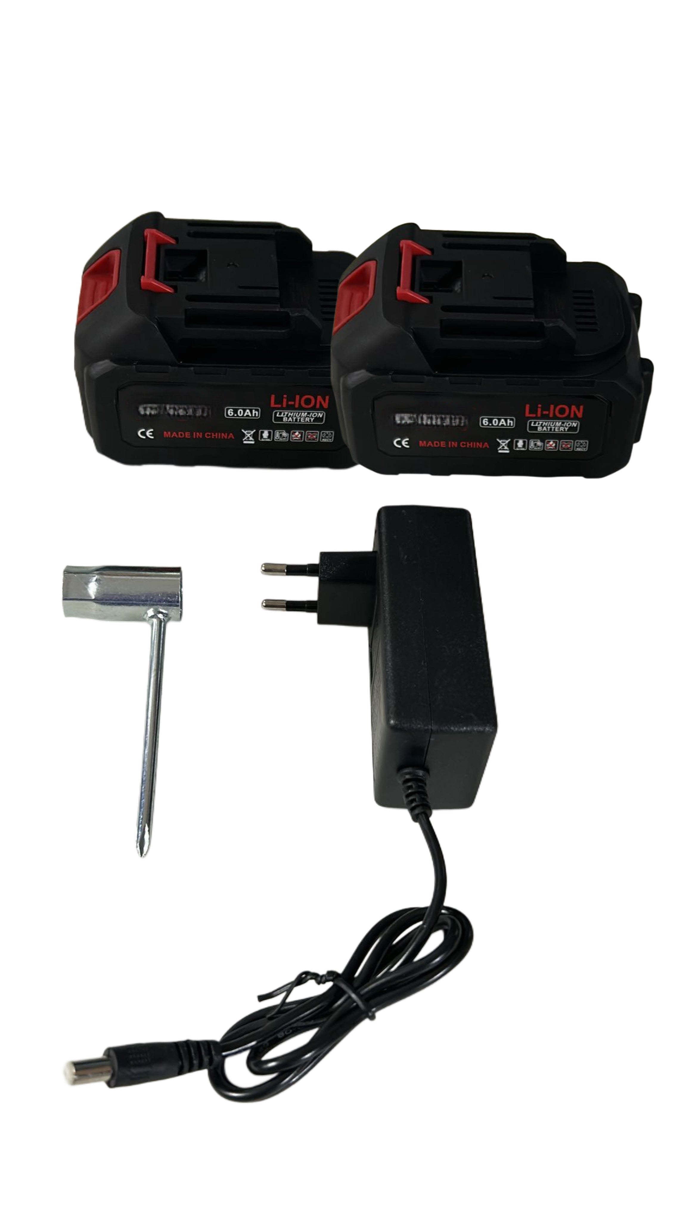 MOTOSEGA ELETTROSEGA 12” POLLICI DOPPIA BATTERIA 6000mAh , CARICATORE E VALIGETTA, DOPPIA IMPUGNATURA