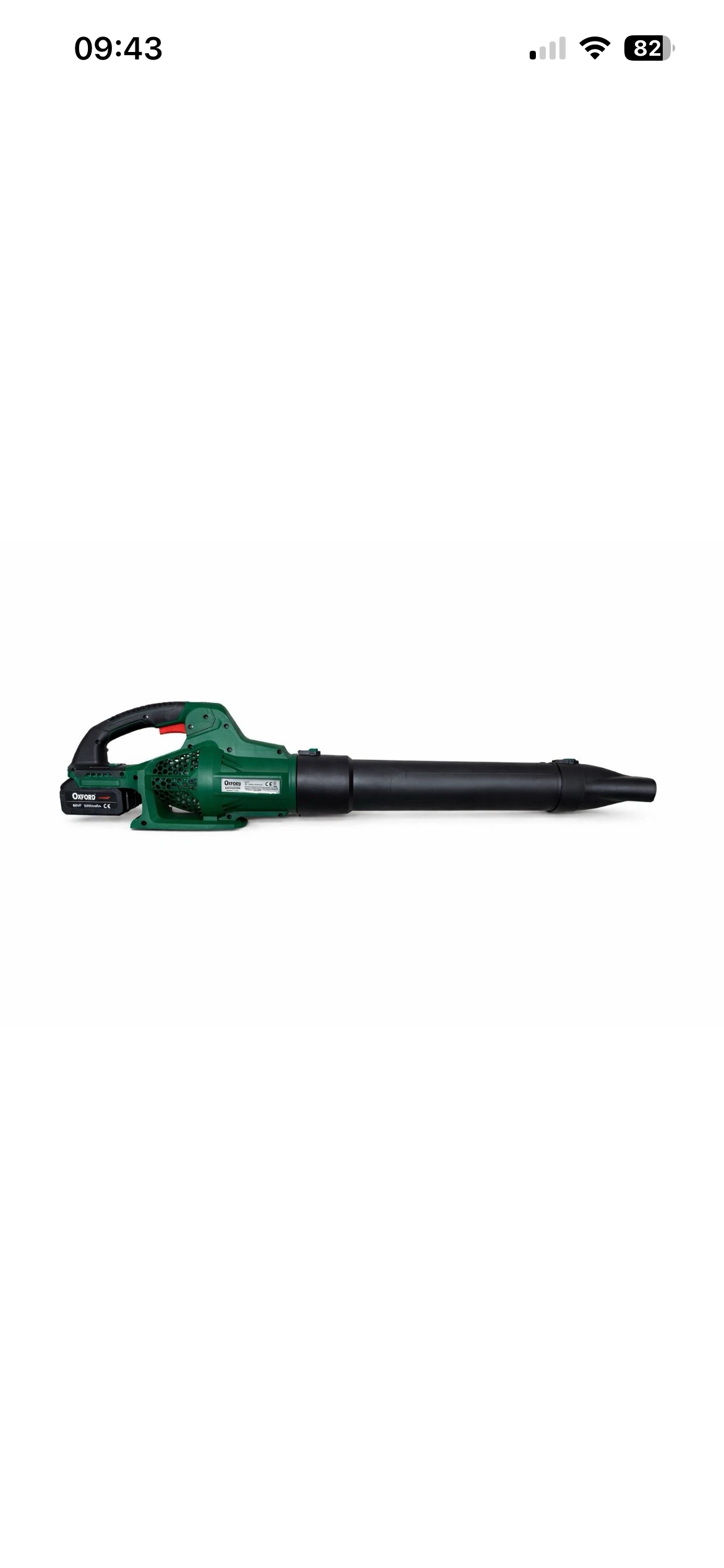 Soffiatore a Batteria Senza Fili 68V con 2 Batterie 5000mAh + Caricatore