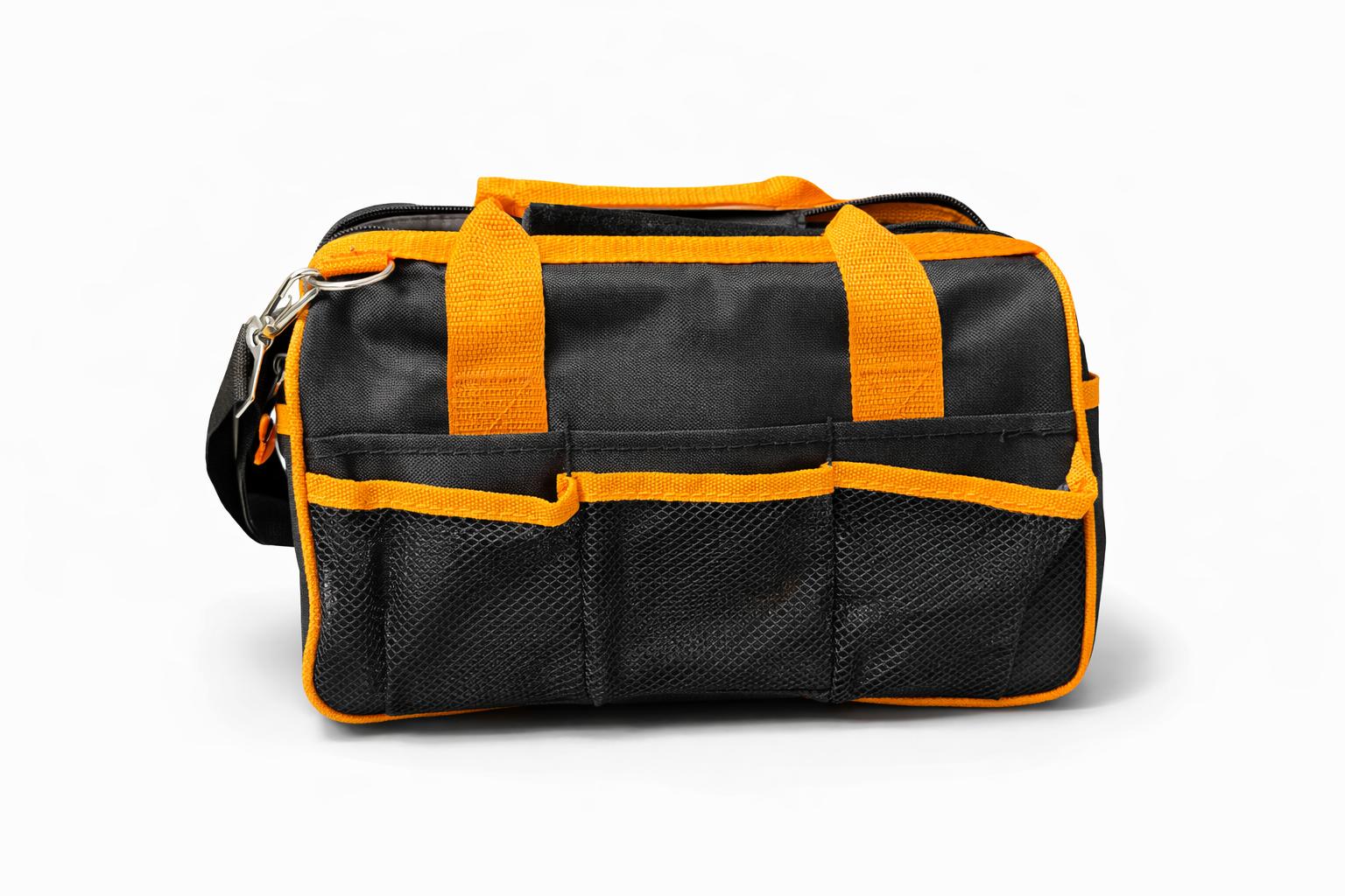 Borsa da Lavoro 35cm con 13 Tasche | Spalla e Maniglia | Tela Rinforzata