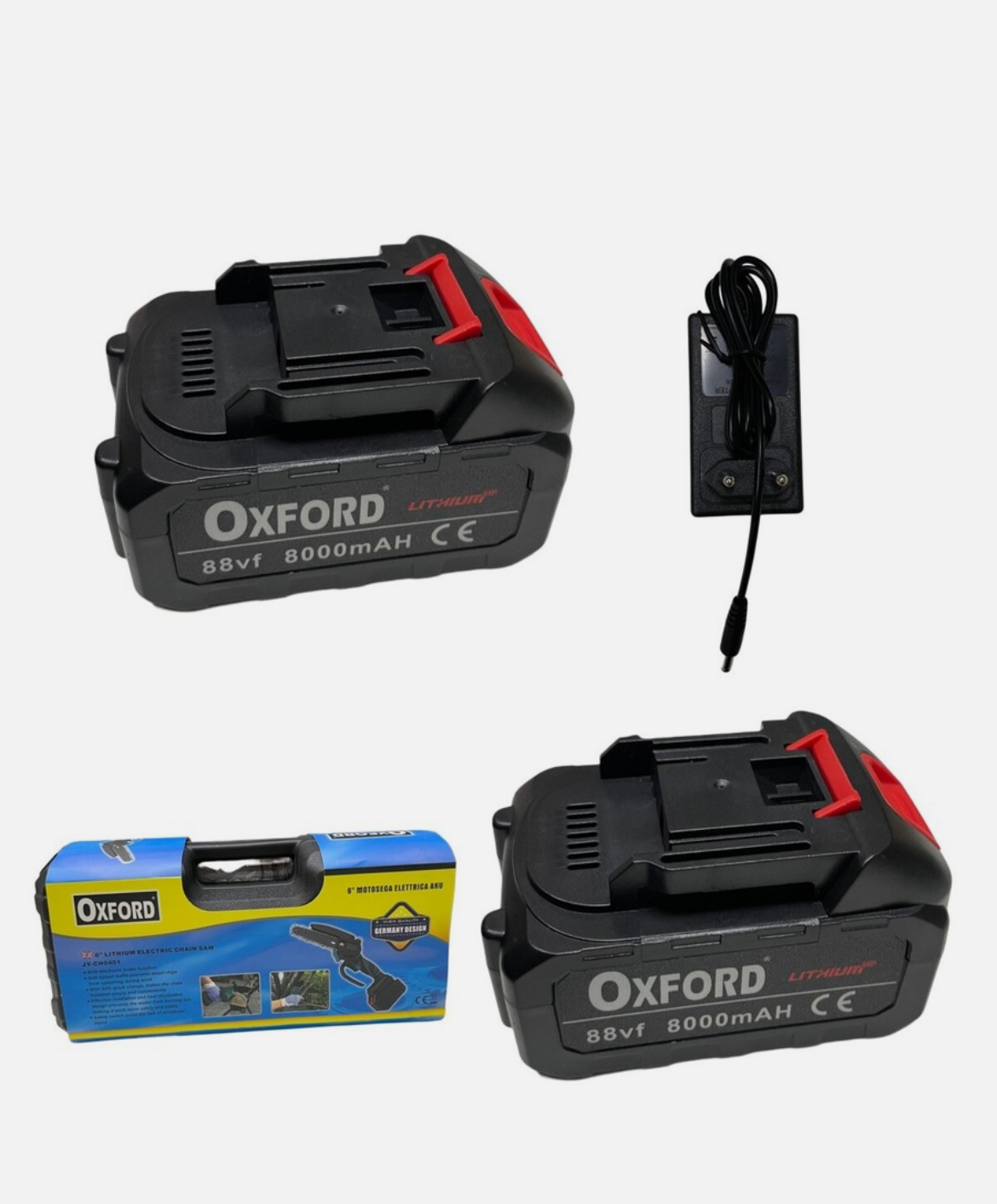 Mini elettrosega doppia batteria 88vF 8000mAH motosega elettrica 6" Pollici