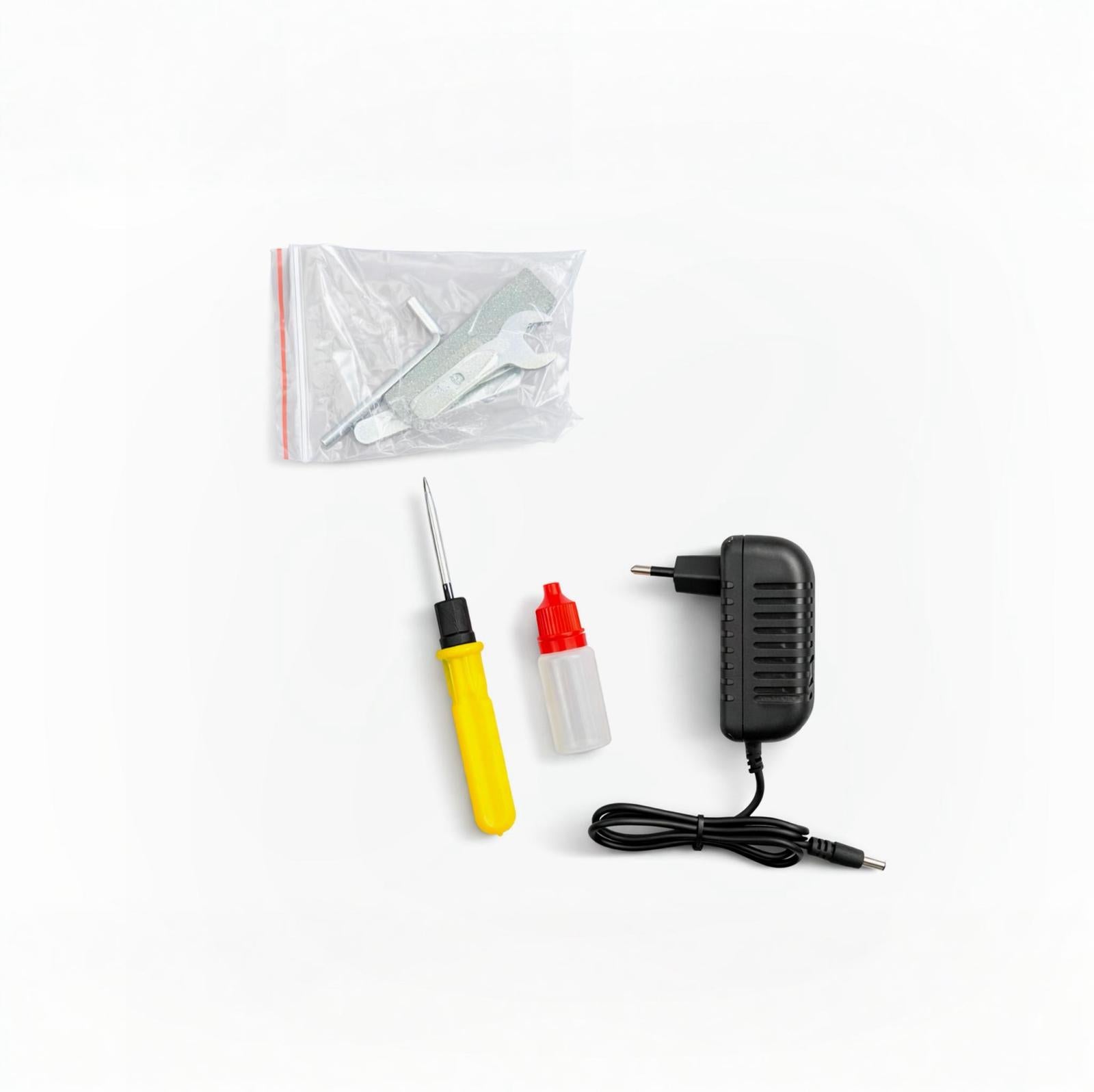 Kit 2 in 1 Forbice da Potatura 48V 30mm + Motosega con Oleatore, Doppia Batteria, Accessori e Valigetta