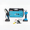 Kit 2 in 1 Forbice da Potatura 48V 30mm + Motosega con Oleatore, Doppia Batteria, Accessori e Valigetta