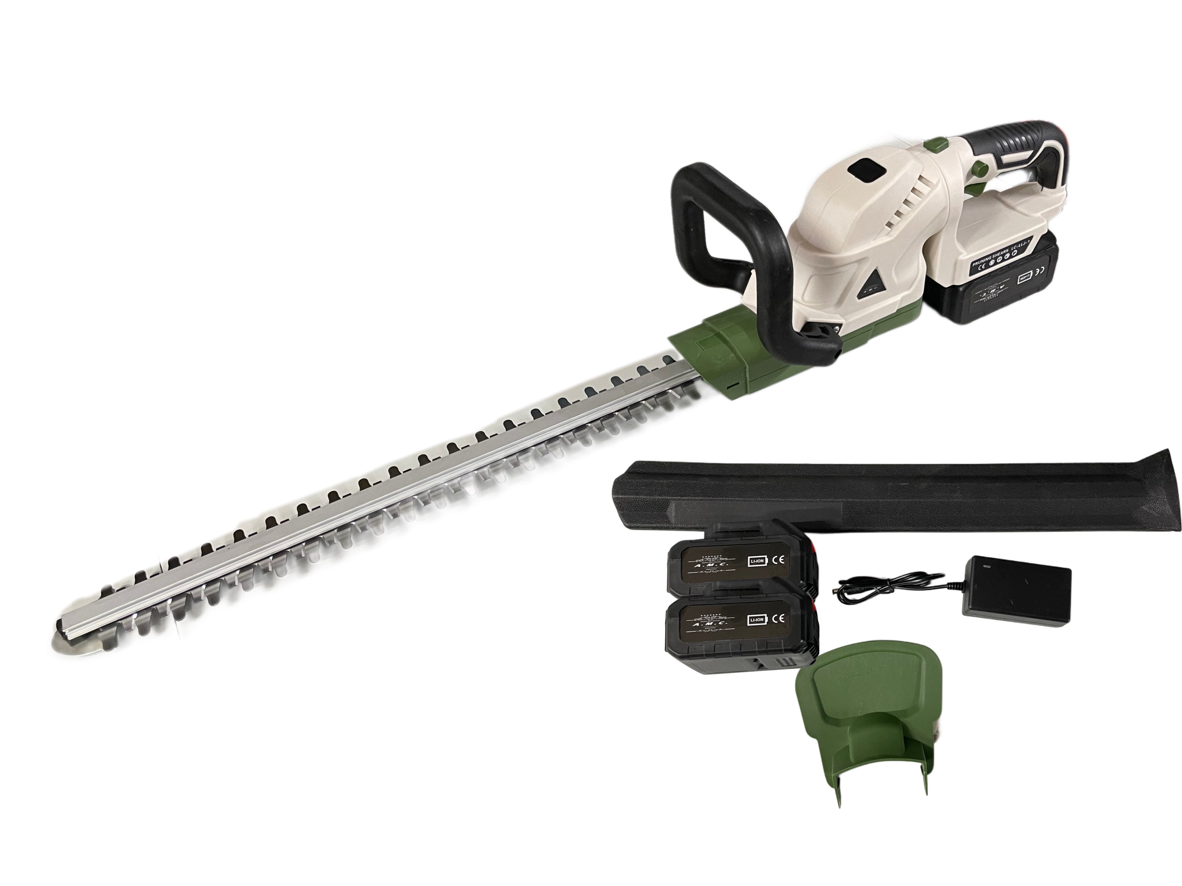 TAGLIASIEPE DOPPIA BATTERIA 68v 6000mAh LAMA 51cm MANICO GIREVOLE 180°, DISPLAY LED PERCENTUALE BATTERIA ACCESSORI