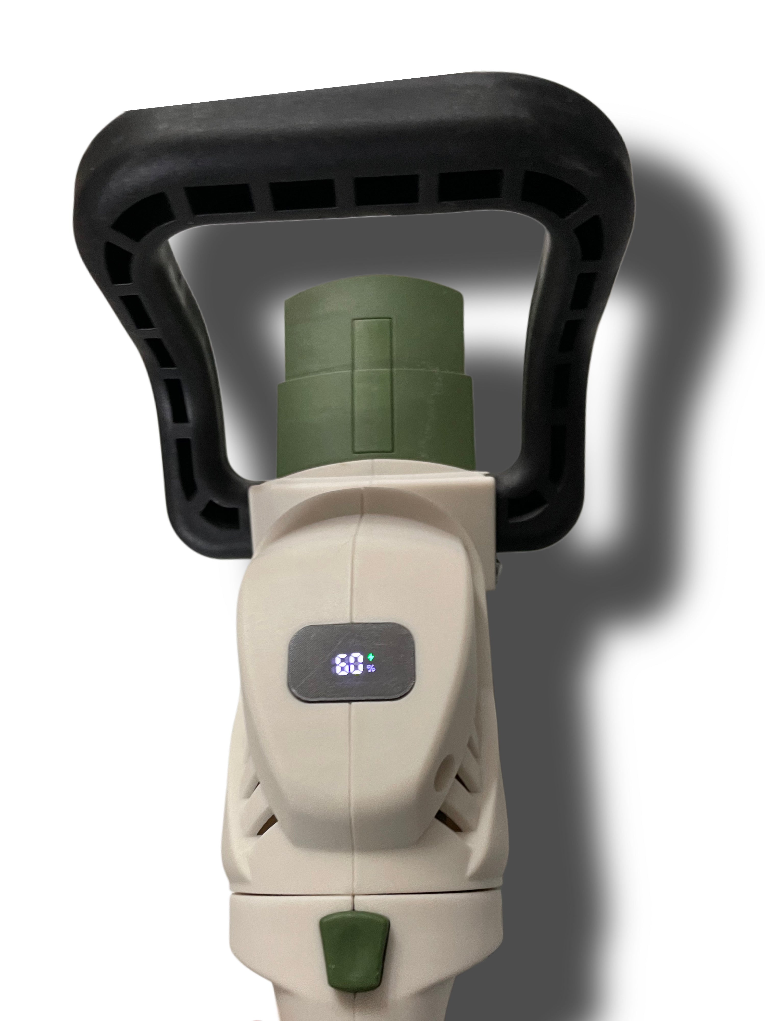 TAGLIASIEPE DOPPIA BATTERIA 68v 6000mAh LAMA 51cm MANICO GIREVOLE 180°, DISPLAY LED PERCENTUALE BATTERIA ACCESSORI