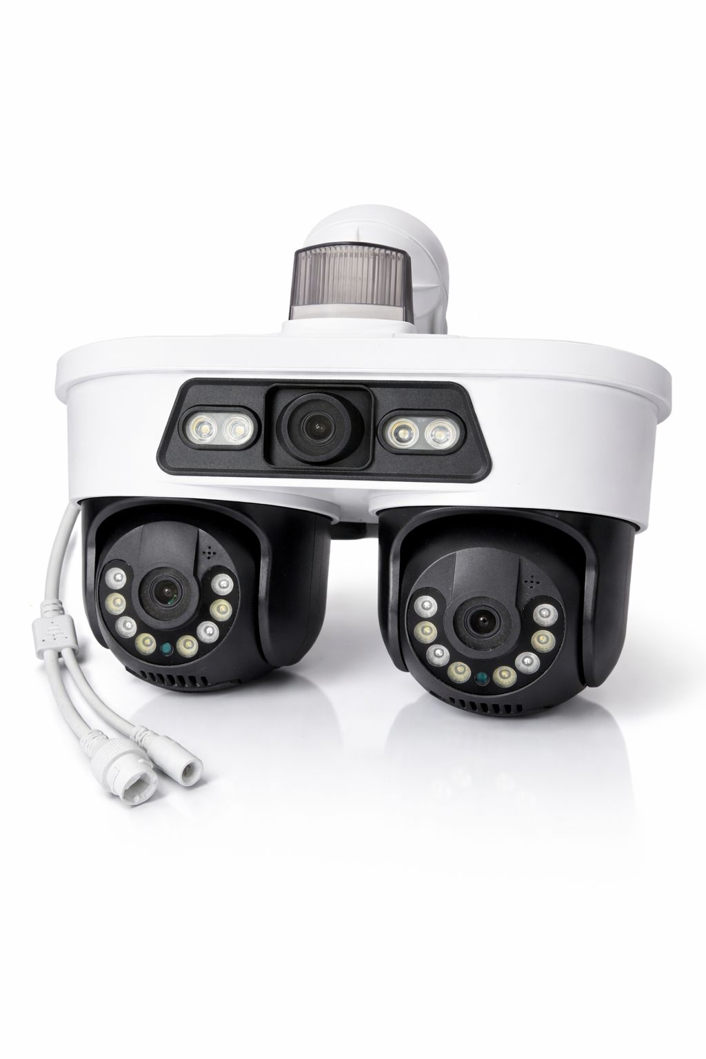 Telecamera WiFi Tripla Visione con Allarme e Controllo da Smartphone