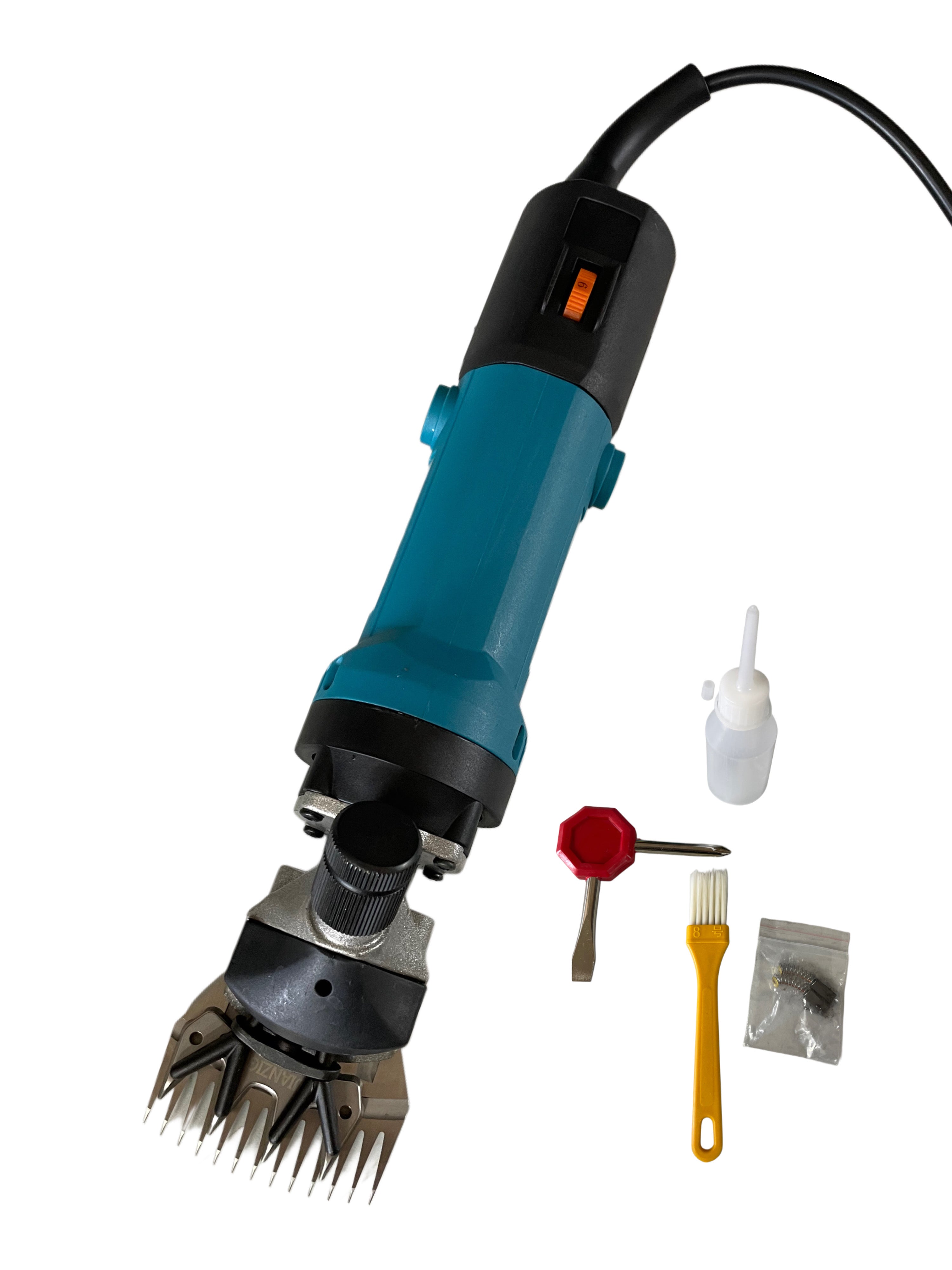 TOSATRICE PER PECORE TOSAPECORA A CORRENTE 750w REGOLAZIONE DI VELOCITÀ ED ACCESSORI