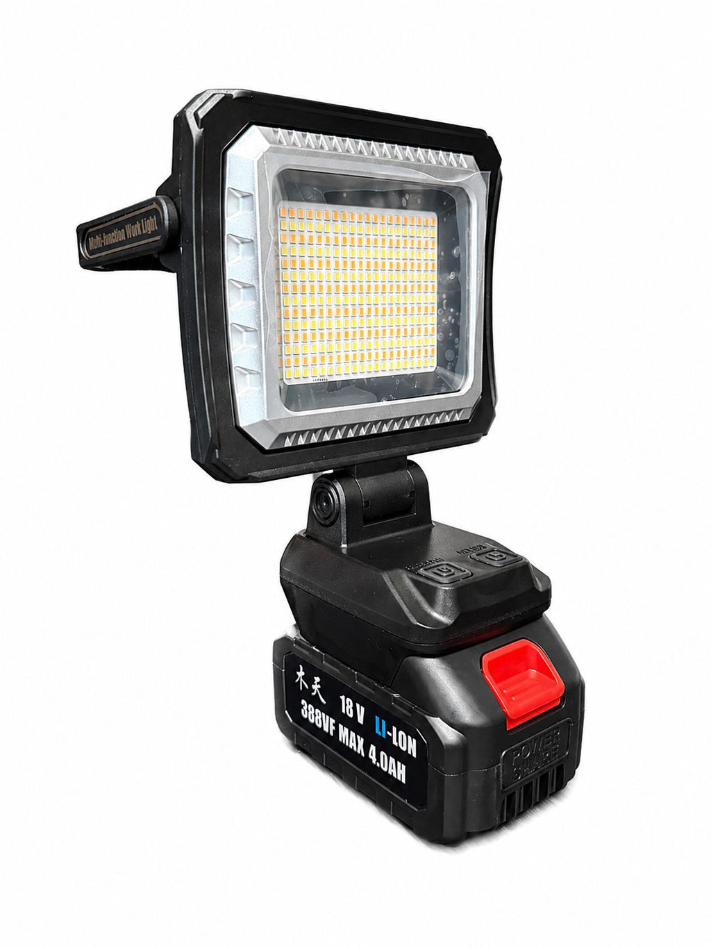 Faro LED Portatile Ricaricabile con Batteria + Caricatore | Luce Regolabile Fredda/Calda/Mix