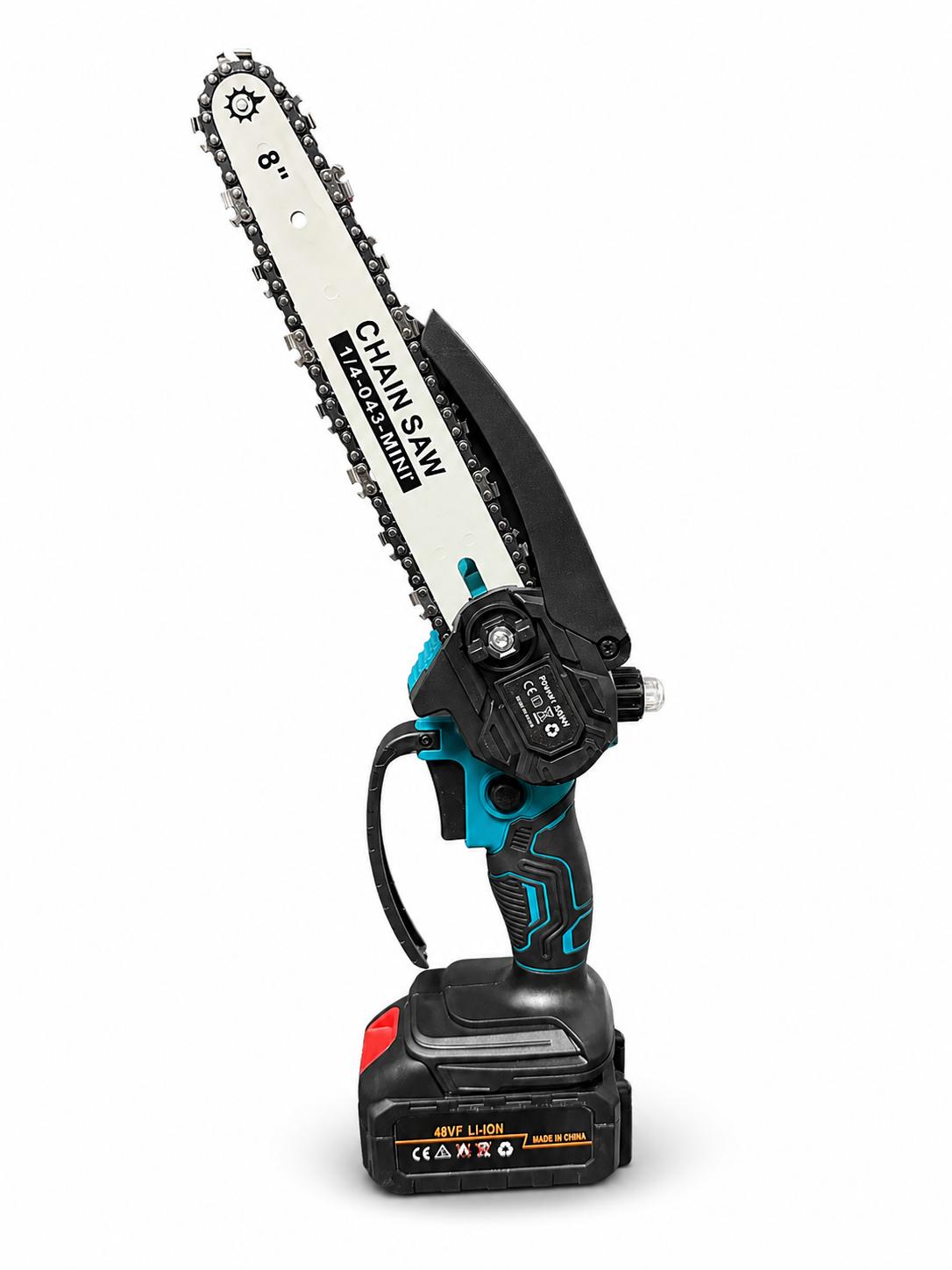 Motosega a Batteria 6”/8” con 2 Batterie + Caricatore | Potatura Elettrica Portatile
