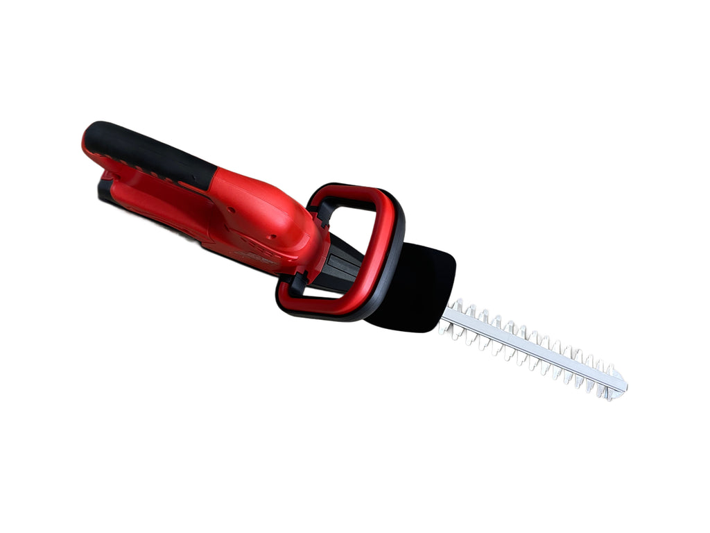 TAGLIASIEPI ELETTRICO DOPPIA BATTERIA 21v 3Ah DOPPIO PULSANTE PROTEZIONE LAMA 52cm CAPACITÀ TAGLIO 14mm