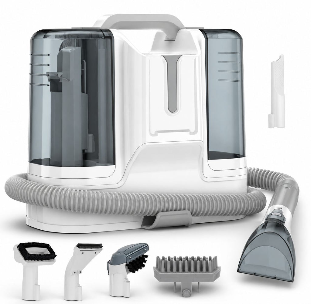 Lava Tappeti e Divani Lava Tappezzeria Portatile 3 in 1 450W con Spray e Aspirazione per Divani, Tappeti e Sedili Auto