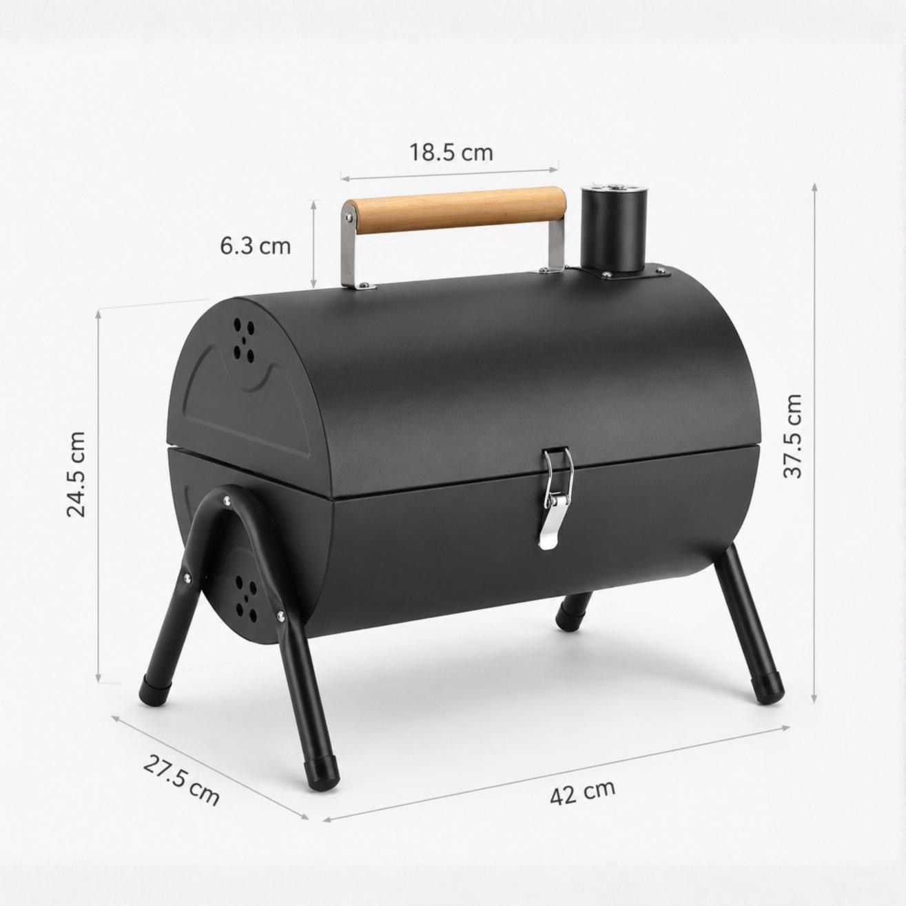 Fornace a forma di barbecue a doppia griglia