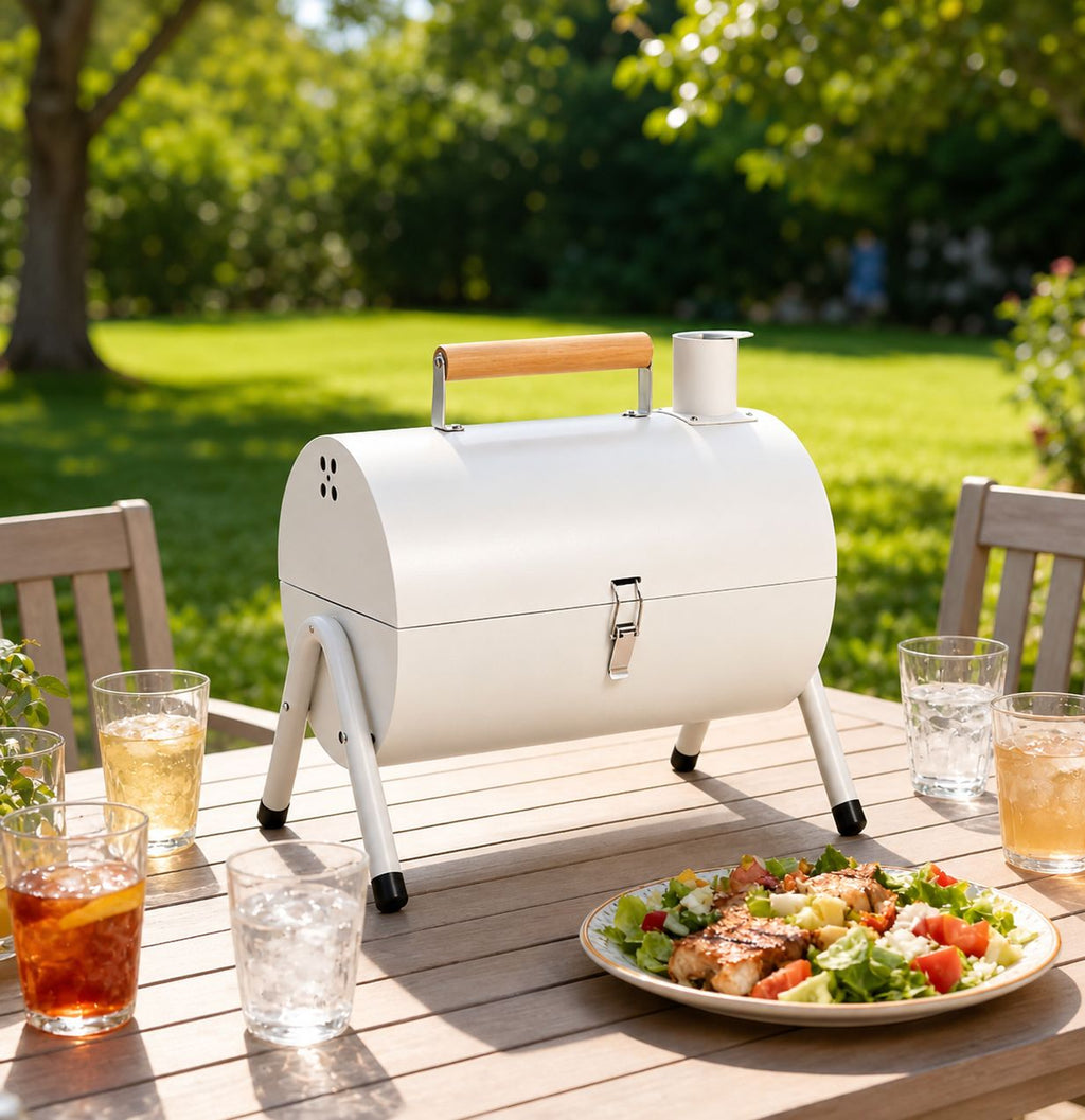 Fornace a forma di barbecue a doppia griglia