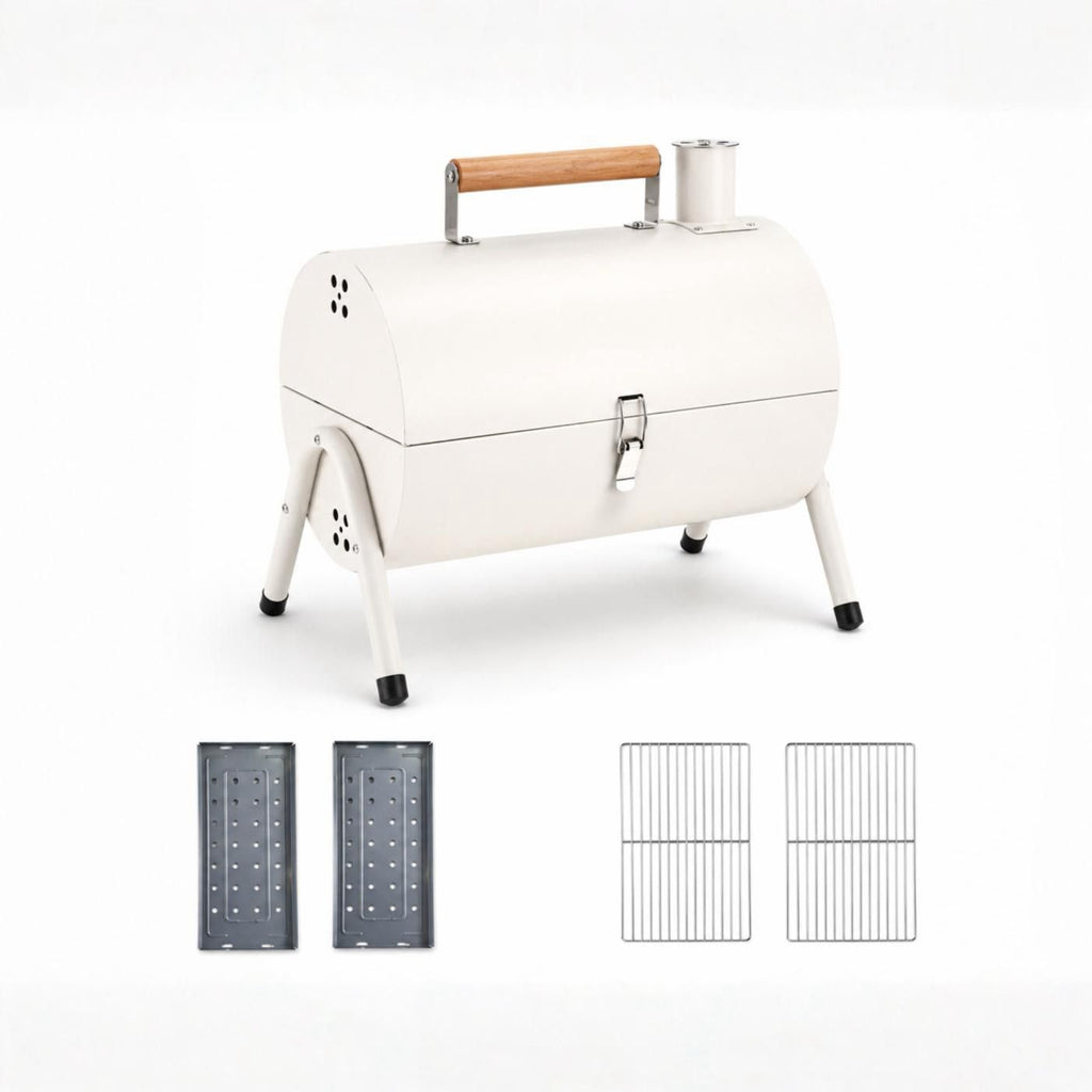 Fornace a forma di barbecue a doppia griglia
