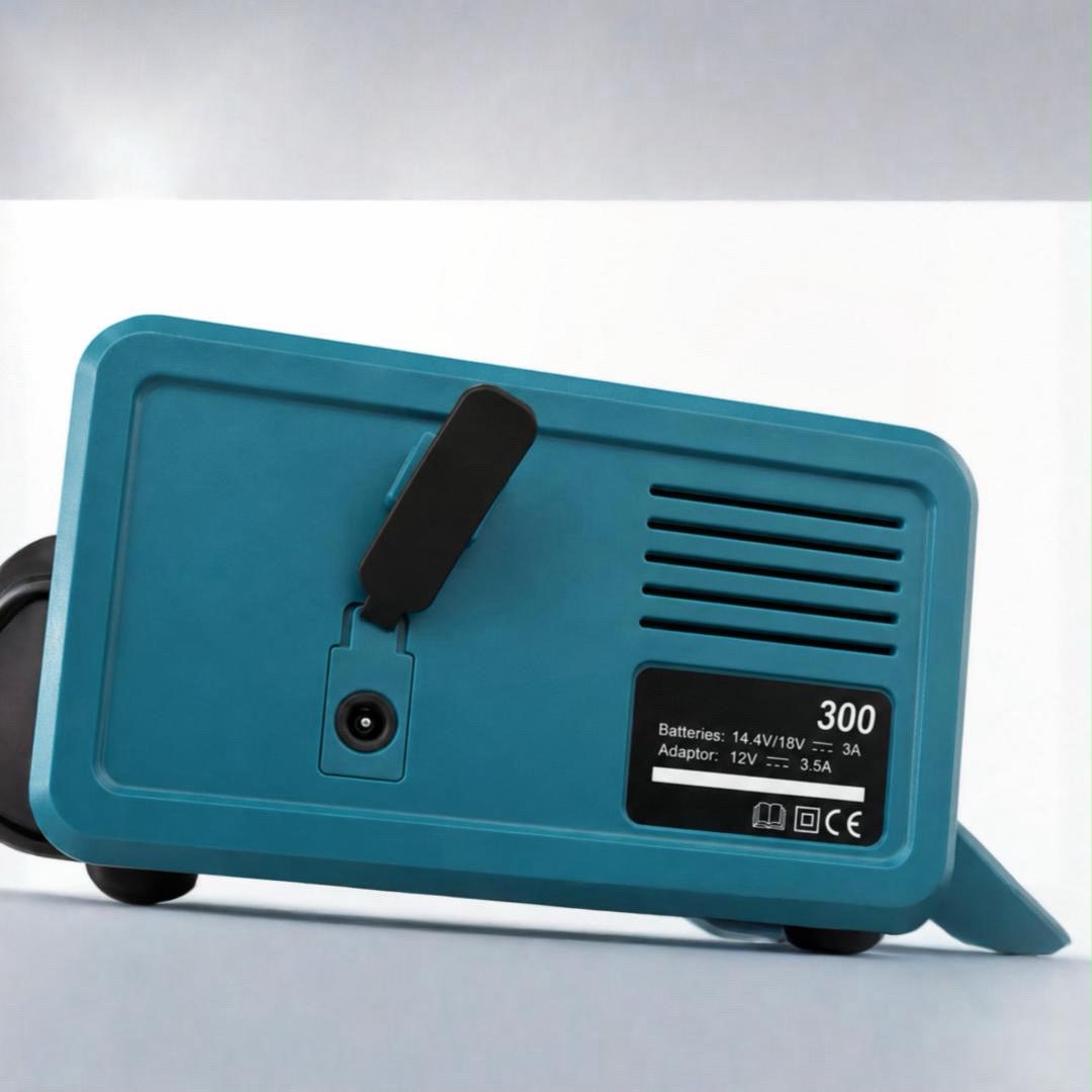 Ventilatore Portatile a Batteria 21V e Corrente | 3 Velocità | Inclinabile | Ricaricabile | Potente e Silenzioso per Casa, Lavoro e Outdoor