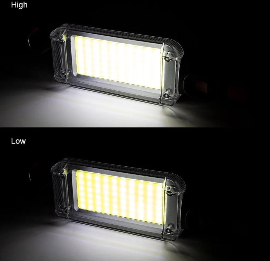 LAMPADA TORCIA COB DA LAVORO BASE CALAMITA  20W LED 700 LUMEN OFFICINA CAMPEGGIO