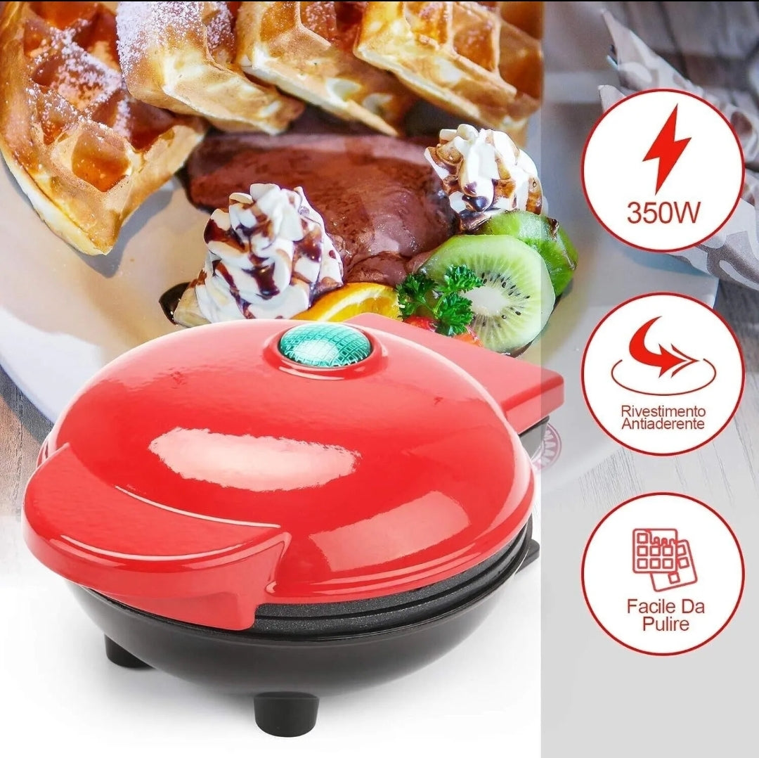 Macchina per waffle piastra antiaderente 350 Watt per cialde Maker 4'' pollici