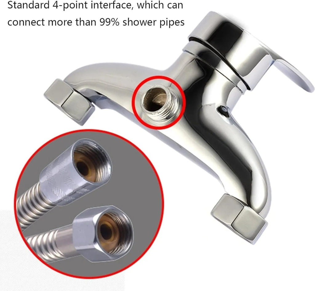 Set Rubinetto Doccia, Miscelatore Monocomando Caldo E Freddo Doppia Temperatura