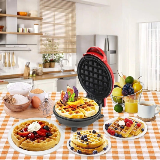 Macchina per waffle piastra antiaderente 350 Watt per cialde Maker 4'' pollici