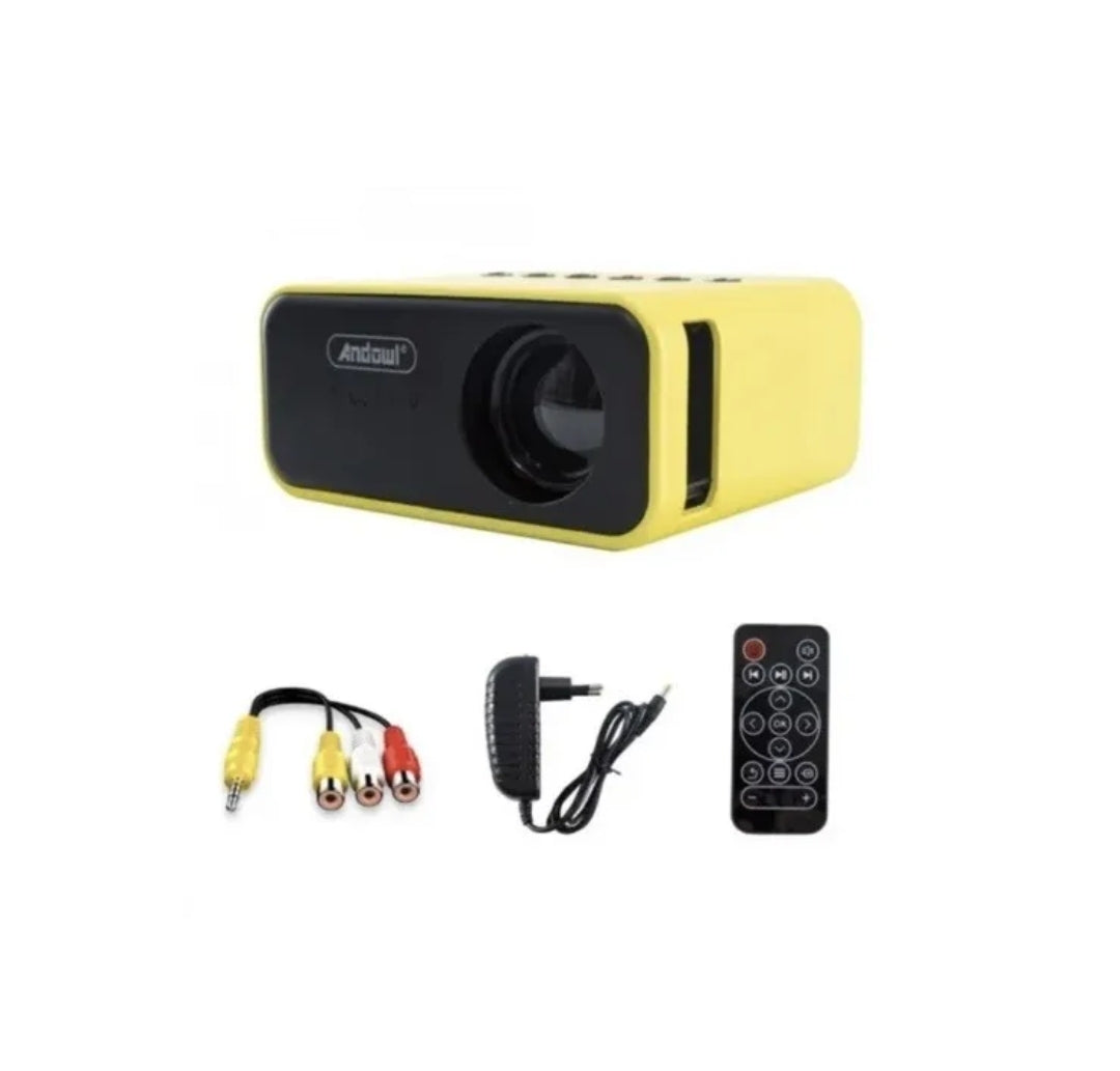 Mini Proiettore Led Ultra Hd Telecomando Videoproiettore Film Immagini Q-sf35