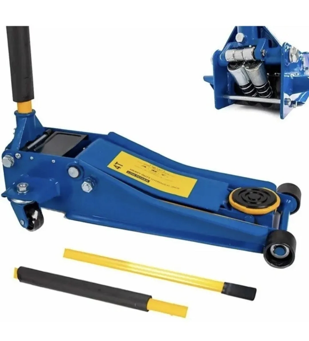 Cric Auto Cric Auto Sollevatore idraulico 4T crick doppio pistone modello ribass ...