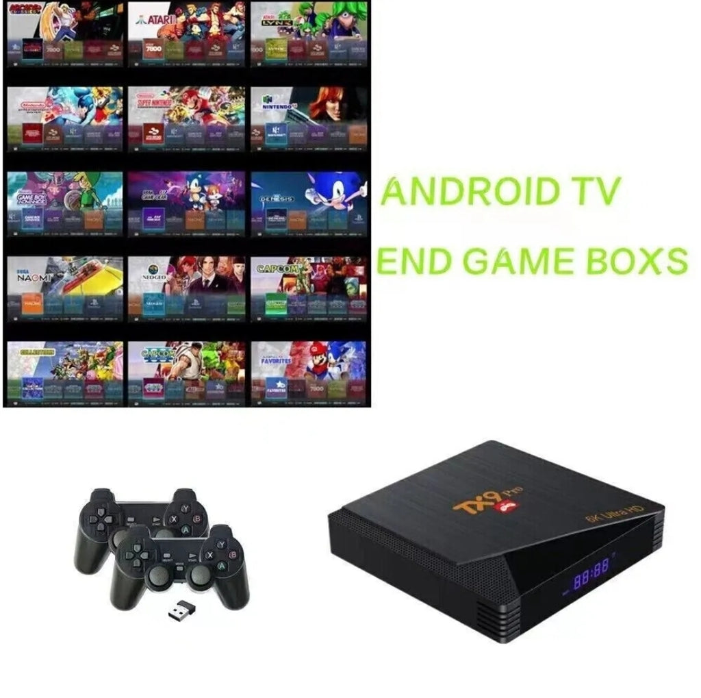 SMART TV BOX 8K HD WIFI GAME BOX 8GB RAM 128 GB ROM CONSOLE TV ANDROID 12 HDMI