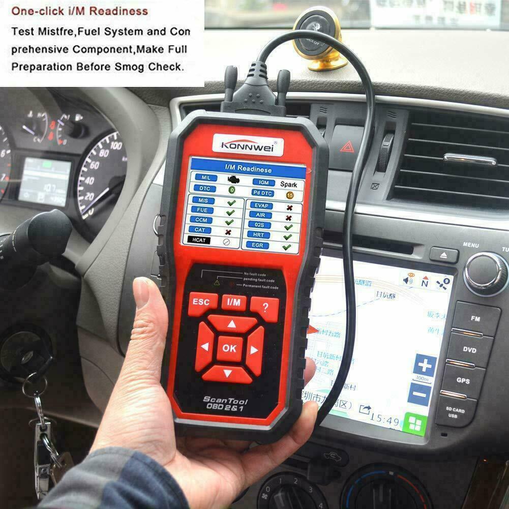 Tester OBD2 II scanner konwei kw850 lettore codice diagnostica centralina auto